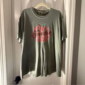 Olive Green Teacher Graphic Short Sleeve Tee